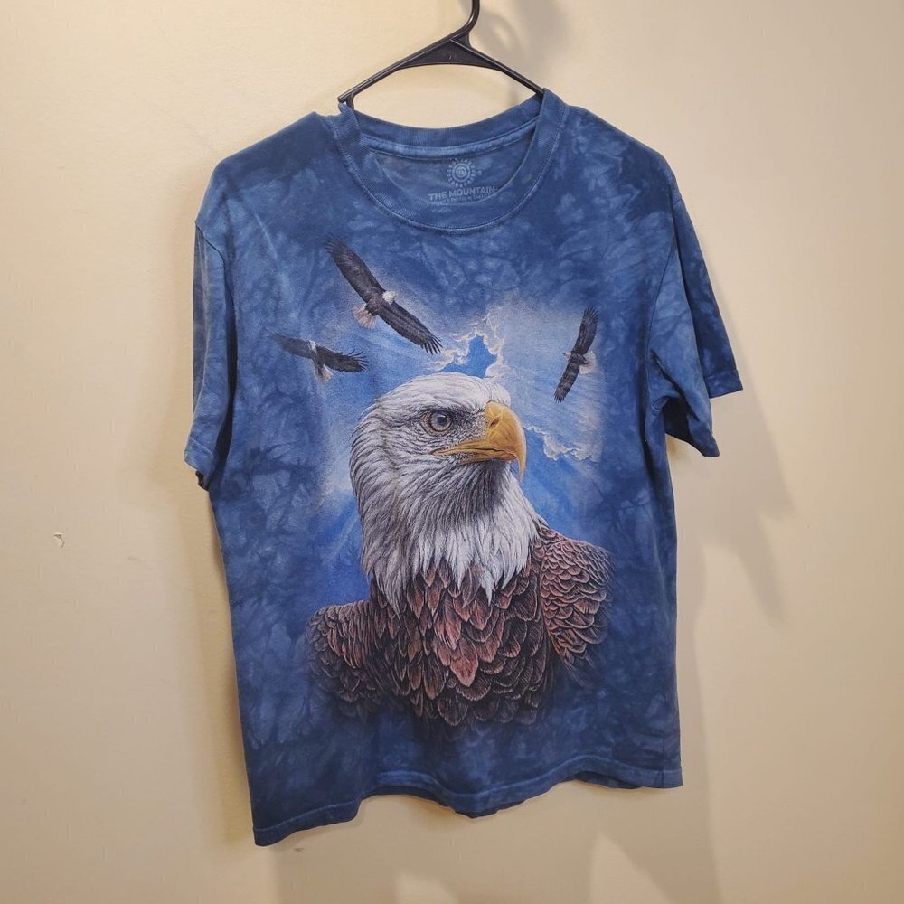 The Mountain Eagle Graphic Tie Dye Cotton  T-shirt size S